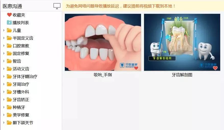 牙科最全241个医患沟通高清动画免费领取